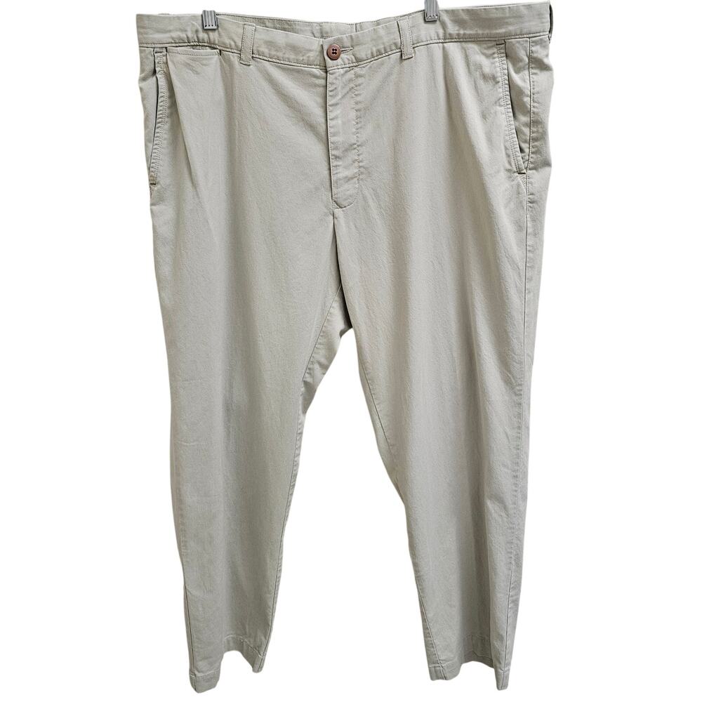 Tommy Bahama Bryant Flat Front Pant T1957 Khaki Chinos Size 40x30